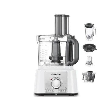 Kenwood MultiPro ExpressTM Food Processor, 3 Liter, 1000 Watt, White - FDP65.750WH