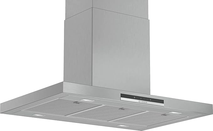 BOSCH Series 4, island cooker hood, 90 cm, Stainless steel - DIB97IM50