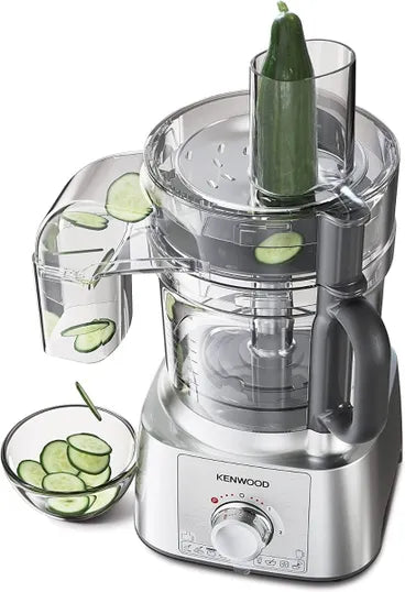 Kenwood MultiPro Express Food Processor, 1000 Watt, 3 Liter, Silver - FDP65.880SI