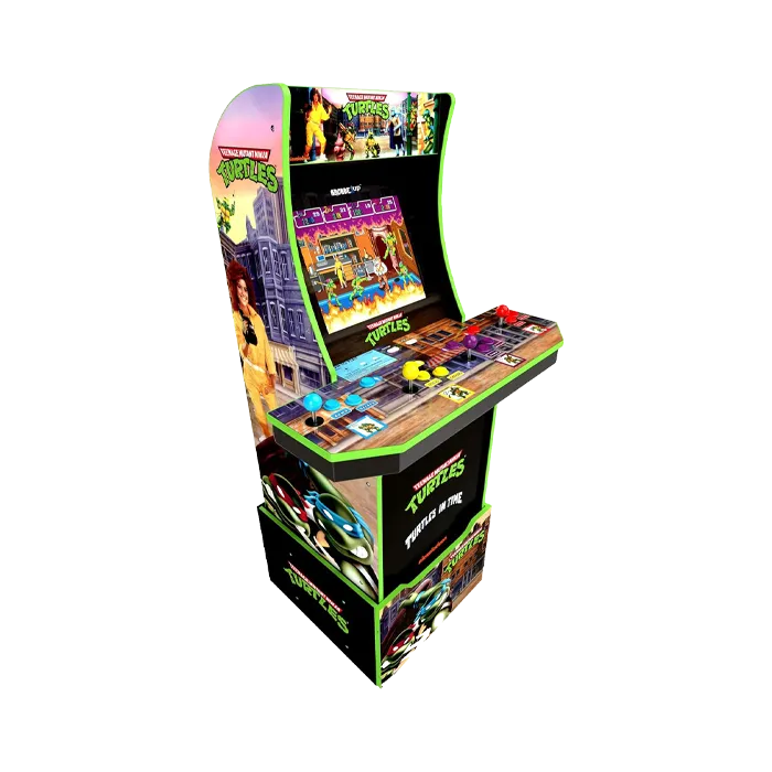 Arcade 1Up Teenage Mutant Ninja Turtle Arcade Cabinet with Riser