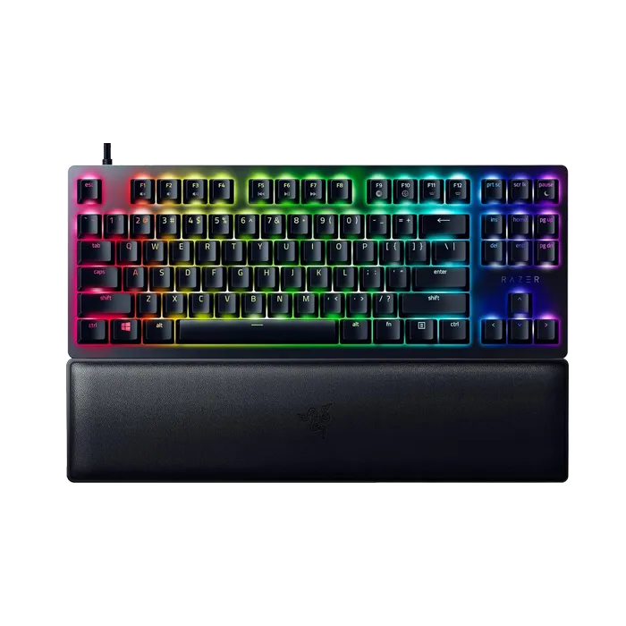 Razer Huntsman V2 Tenkeyless Gaming Keyboard - Clicky Optical (Purple Switch)