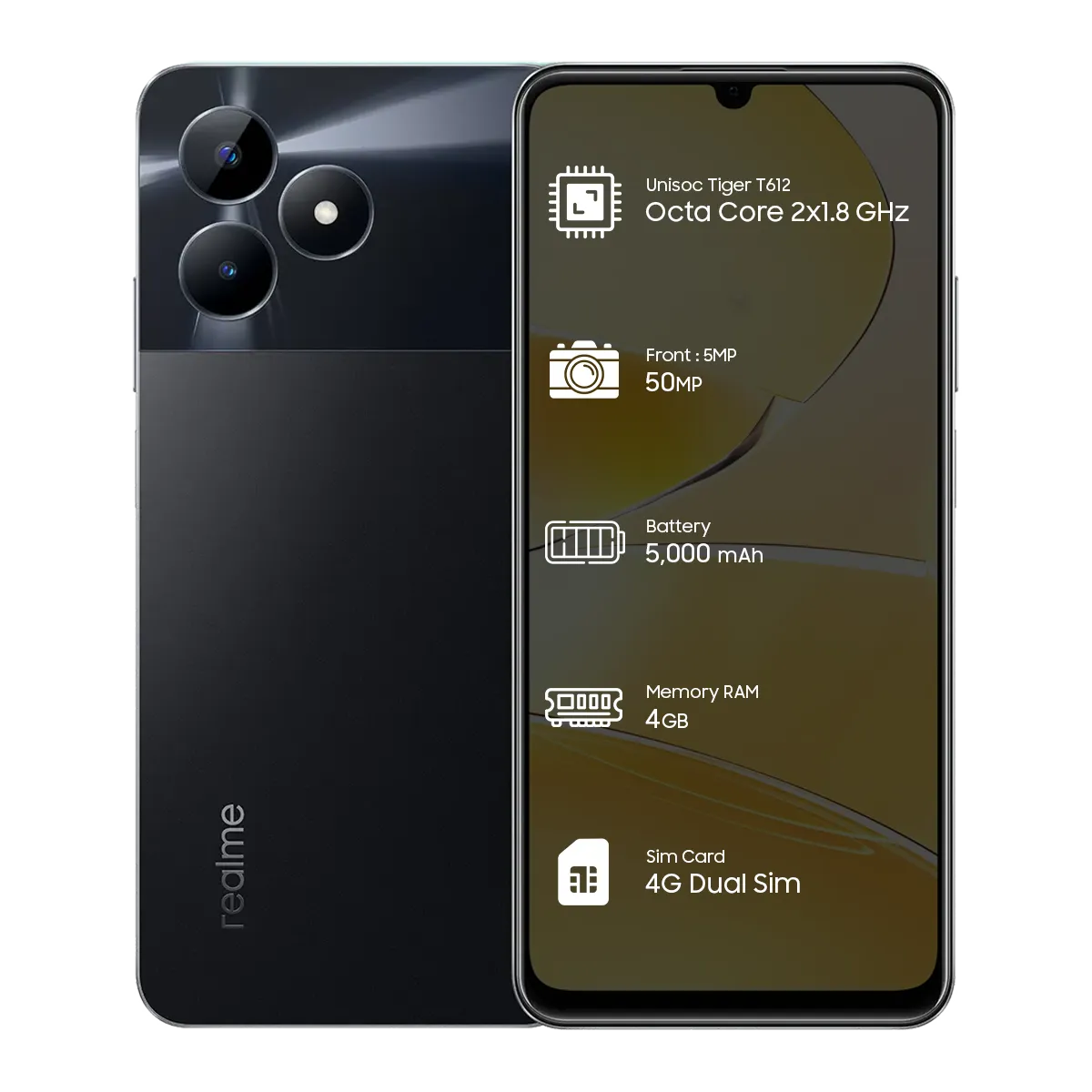 Realme C51 4G 4GB RAM - 128GB Storage