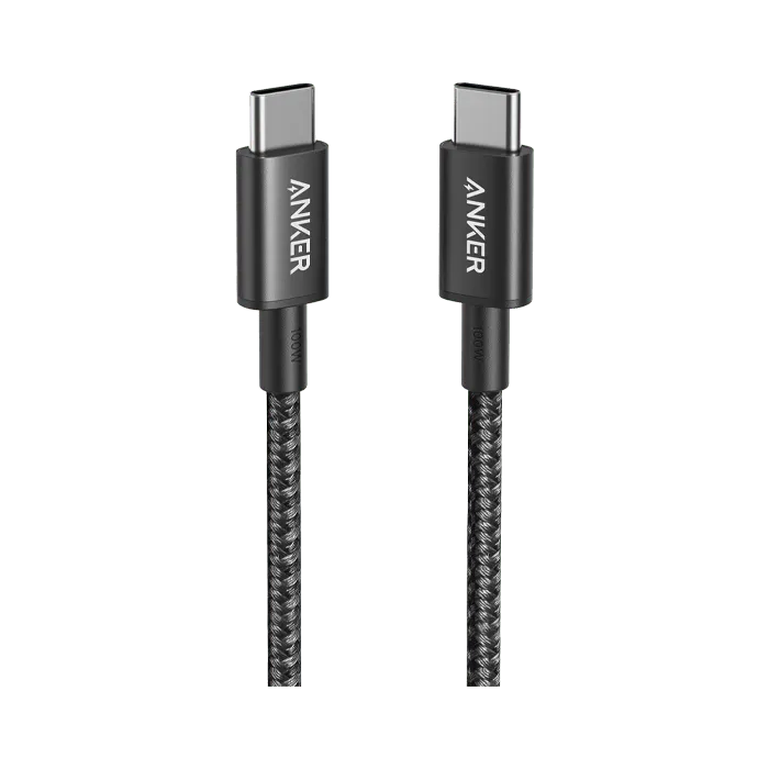 Anker Type-C to Type-C Cable 100W Braided Fast Charging Ultra Cable | A8757H11 - Black - XPRS