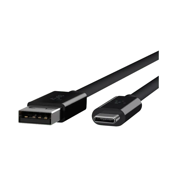 Belkin 3.1 USB-A to USB-C Cable (USB-C Cable) 3.3ft/1m length - Black - XPRS