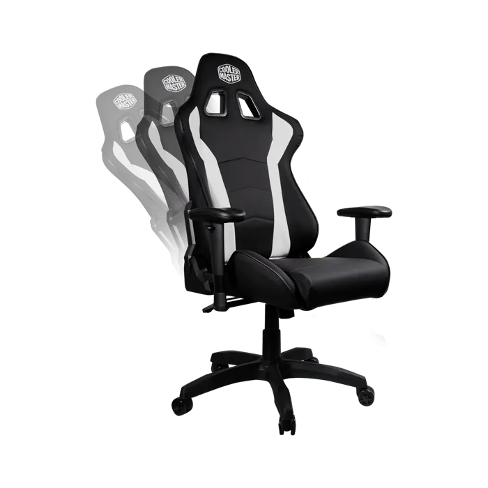 Cooler Master CALIBER R1 Gaming Chair - Black-White - XPRS