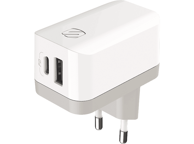 Scosche Dual Wall Charger with 32W USB-C And USB-A