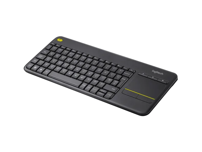 Logitech K400 Plus Wireless Touch Keyboard - Black