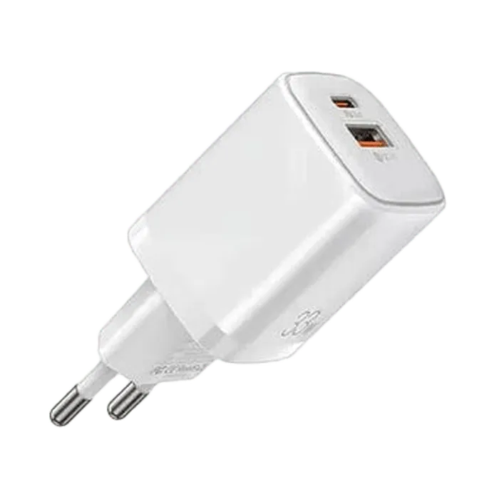 Recci RC60E PD+QC 33W Fast Wall Charger EU - White - XPRS