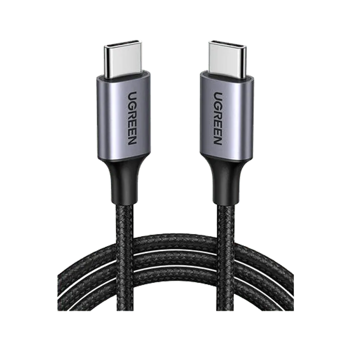 Ugreen USB 2.0C M/M Round Cable Nickel Plating Aluminum Shell (1M) - Black - XPRS