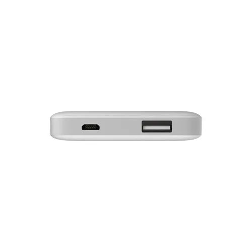 Belkin Pocket Power 5K Power Bank Portable Charger - Silver - XPRS