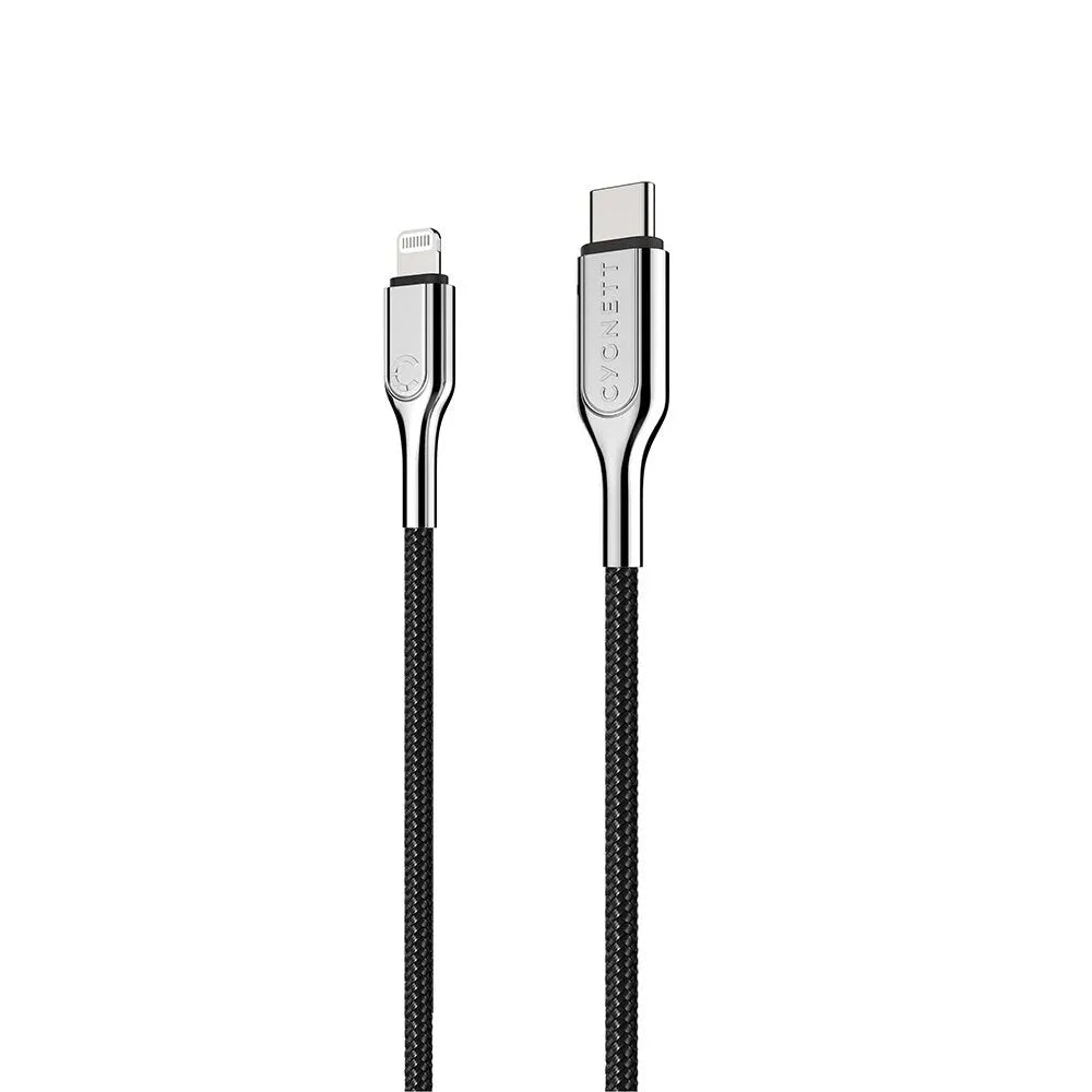 Cygnett Armoured Lightning to USB-C Cable 2m - black - XPRS