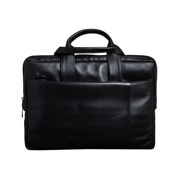 L'avvento BG-61-B Laptop Sleeve 14-inch Leather Black - XPRS