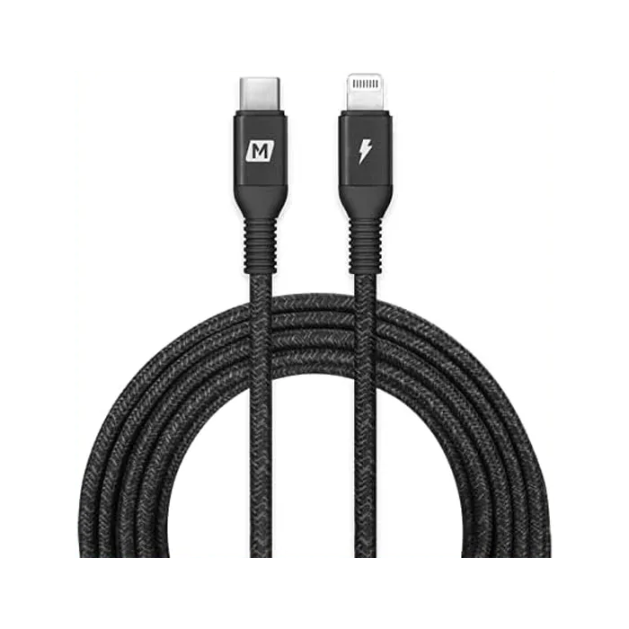 Momax Elite-Link Lightning to USB-C Cable (3M)- Black - XPRS