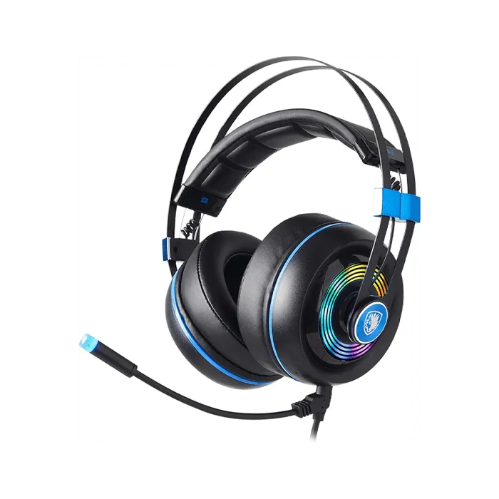 Sades Armor Gaming Headset With RGB Light SA-918 - Black - XPRS