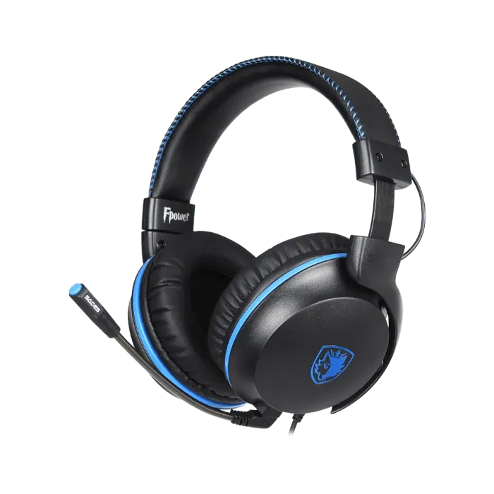 Sades F-Power Stereo Multi-Platform Gaming Headset SA-717 - Black - XPRS