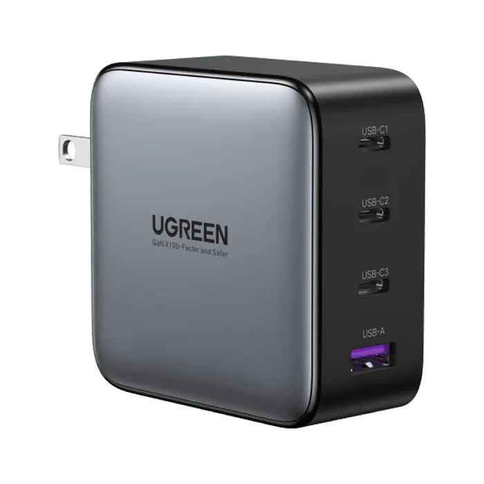 Ugreen Nexode 100W 4-Port PD GaN Fast Charger - Black - XPRS