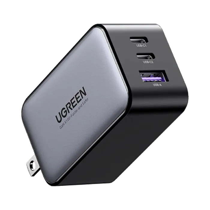 Ugreen Nexode 65W 3-Port PD GaN Fast Charger - Black - XPRS